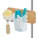 Organizador para coluna duche bambu 19,5x35,5x13,5cm ref� 01837 JOBGAR