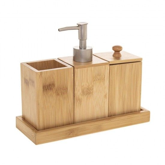 Set de 3 acess�rios+bandeja modelo natureo ref� 01802 5FIVE