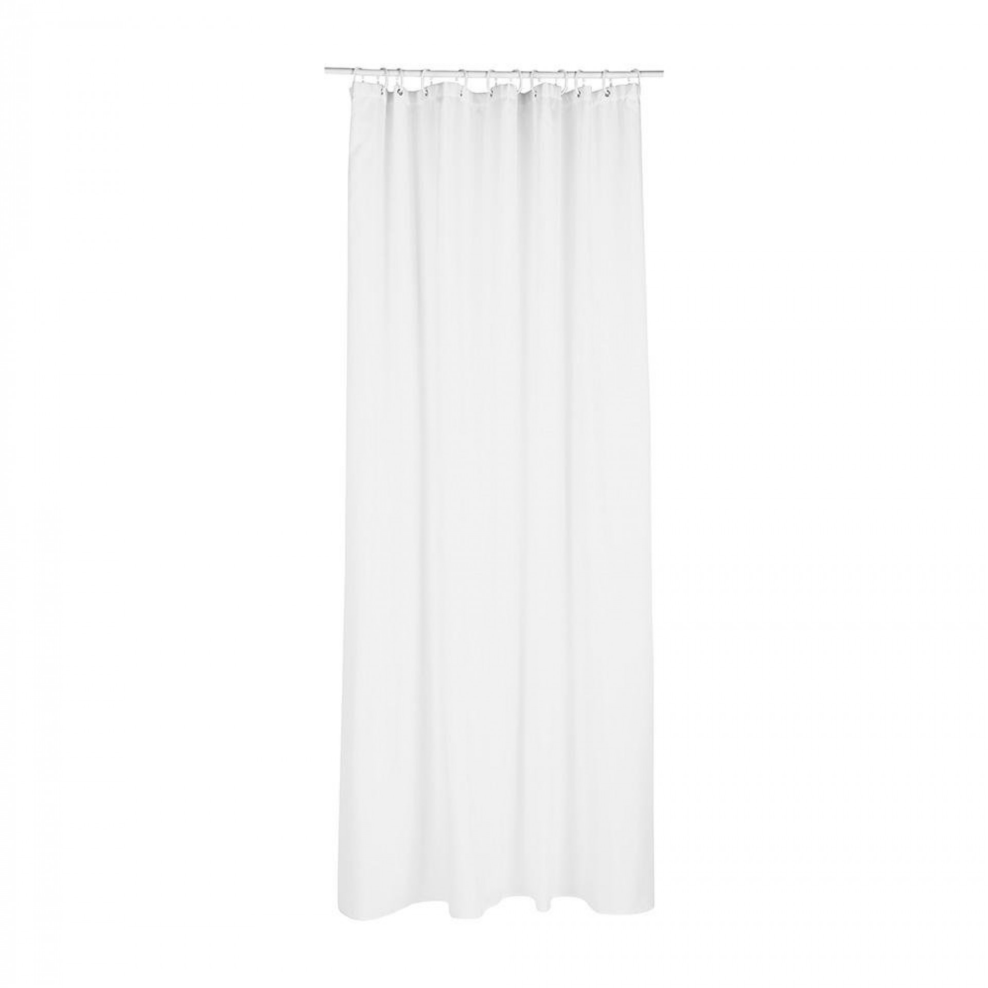 Cortina para casa de banho poliéster branca 180x200cm refª 01785 5FIVE