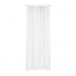Cortina para casa de banho poli�ster branca 180x200cm ref� 01785 5FIVE