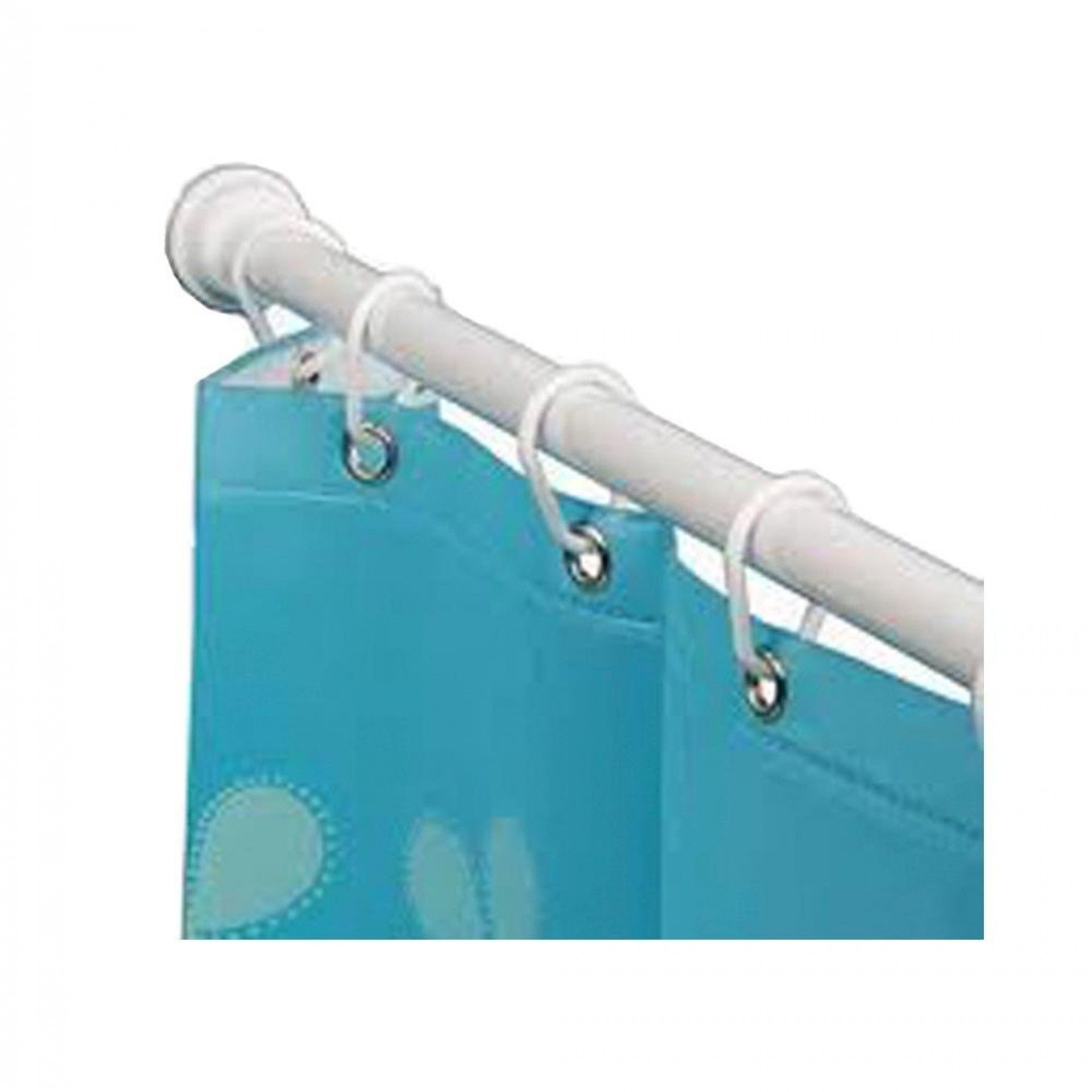 Varão branco para cortina de 75x125cm refª 01560 MIRTAK