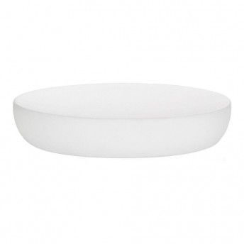 Saboneteira poliresina branco mate 13,5x9x2,5cm ref� 01525 ANDREA HOUSE