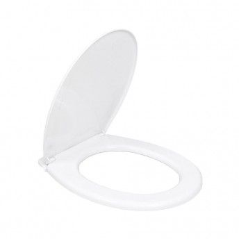 Assento wc bsic branca 600g com parafusos ref 01512 EDM