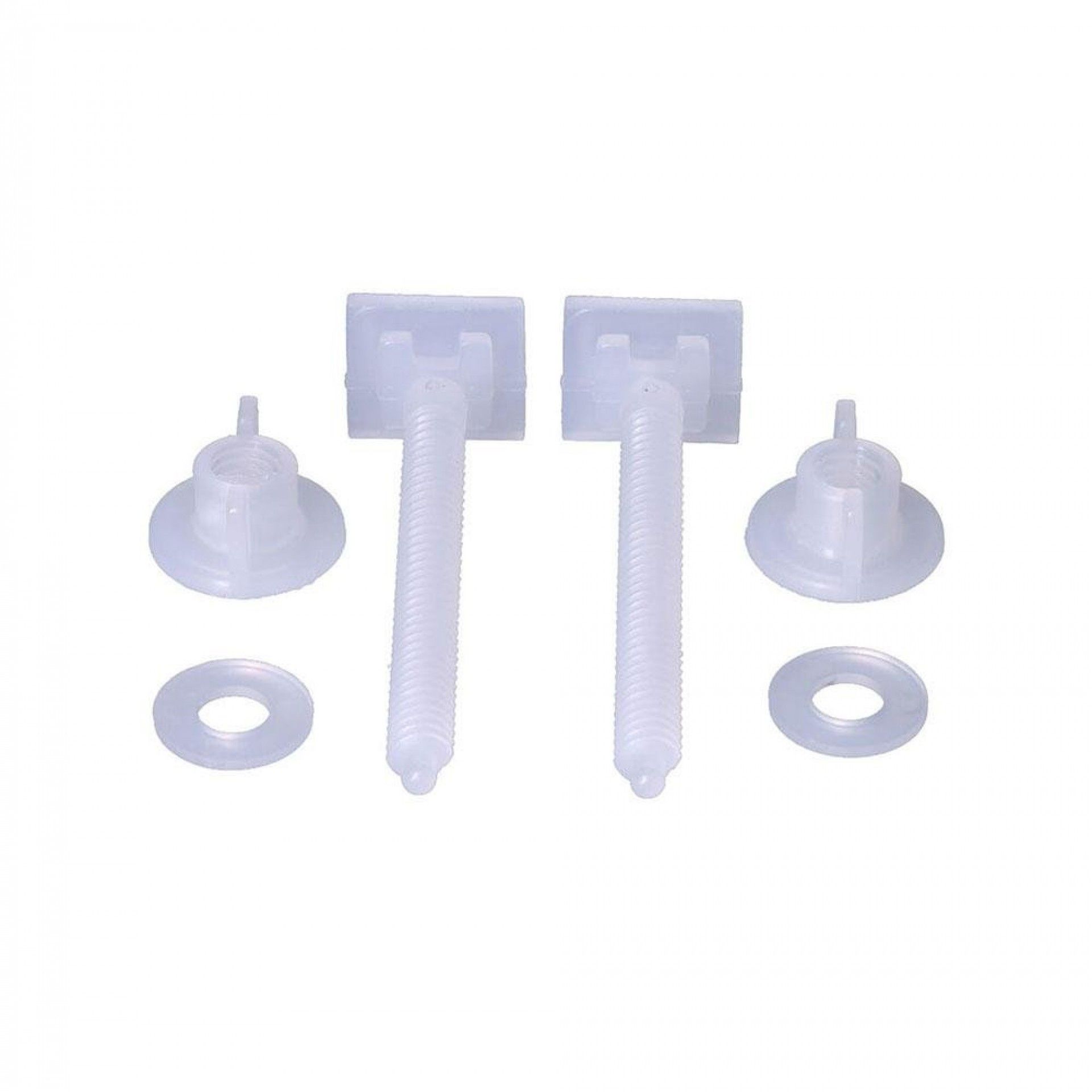 Jogo de parafusos tampa de sanita 9cm refª 01504 EDM