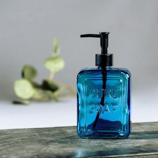 Doseador de sab�o pure soap azul 24712100 ref� 01457 WENKO