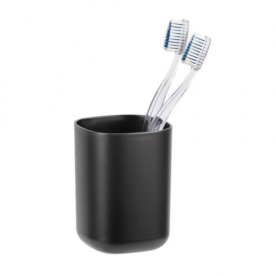 Copo para escovas de dentes davos preto mate 24831100 ref� 01452 WENKO