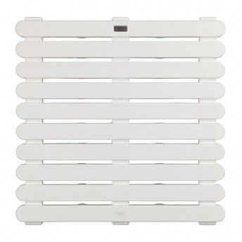 Estrado para duche in/outdoor 55x55cm branco 22945100 ref� 01443 WENKO