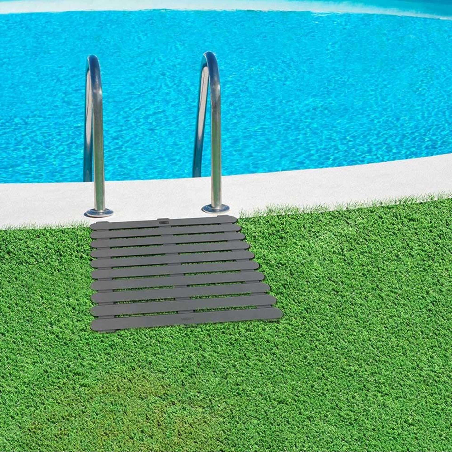 Estrado para duche in/outdoor 55x55cm cinzento 22947100 refª 01442 WENKO