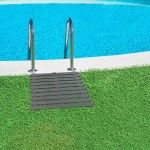 Estrado para duche in/outdoor 55x55cm cinzento 22947100 ref� 01442 WENKO