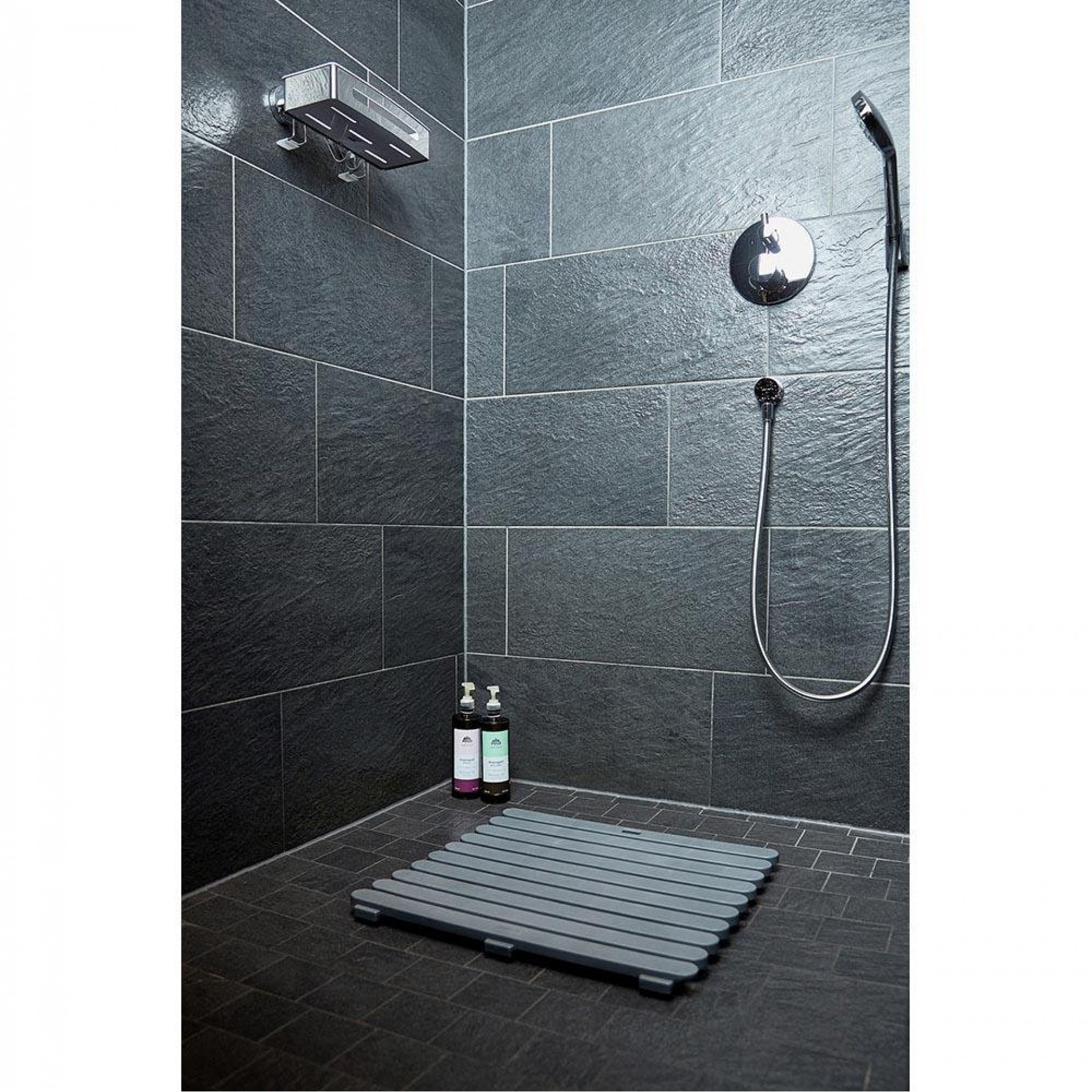 Estrado para duche in/outdoor 55x55cm cinzento 22947100 refª 01442 WENKO