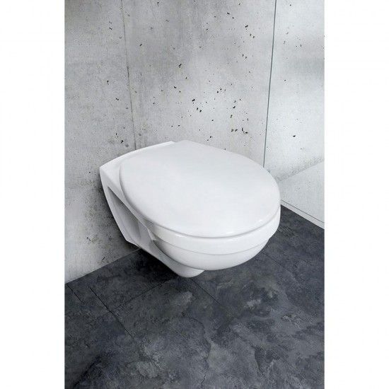 Tampa para sanita vorno neo branco 37x46cm 24571100 refª 01426 WENKO Tampa para sanita vorno neo branco 37x46cm 24571100 refª 01426 WENKO