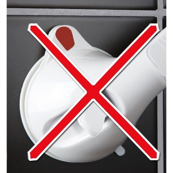 Pega de seguran�a com sistema ventosa horizontal 7820100 ref� 01422 WENKO