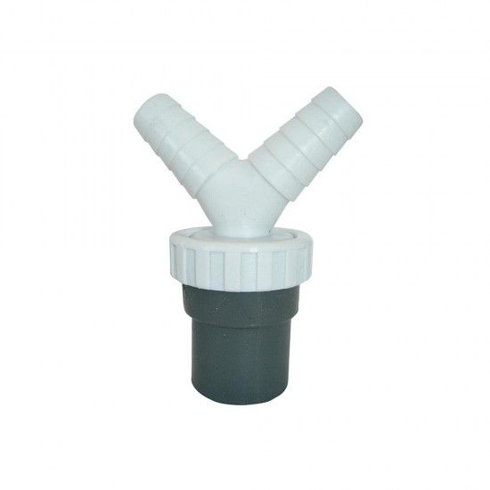 Unio mixta canos colar com tomada dupla 1"1/2" 40mm mquinas de lavar roupa-loua pvc ref 01406 ED