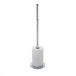 Suporte para papel higienico de p� 2 em 1 inoxidavel 19637100 ref� 01418 WENKO