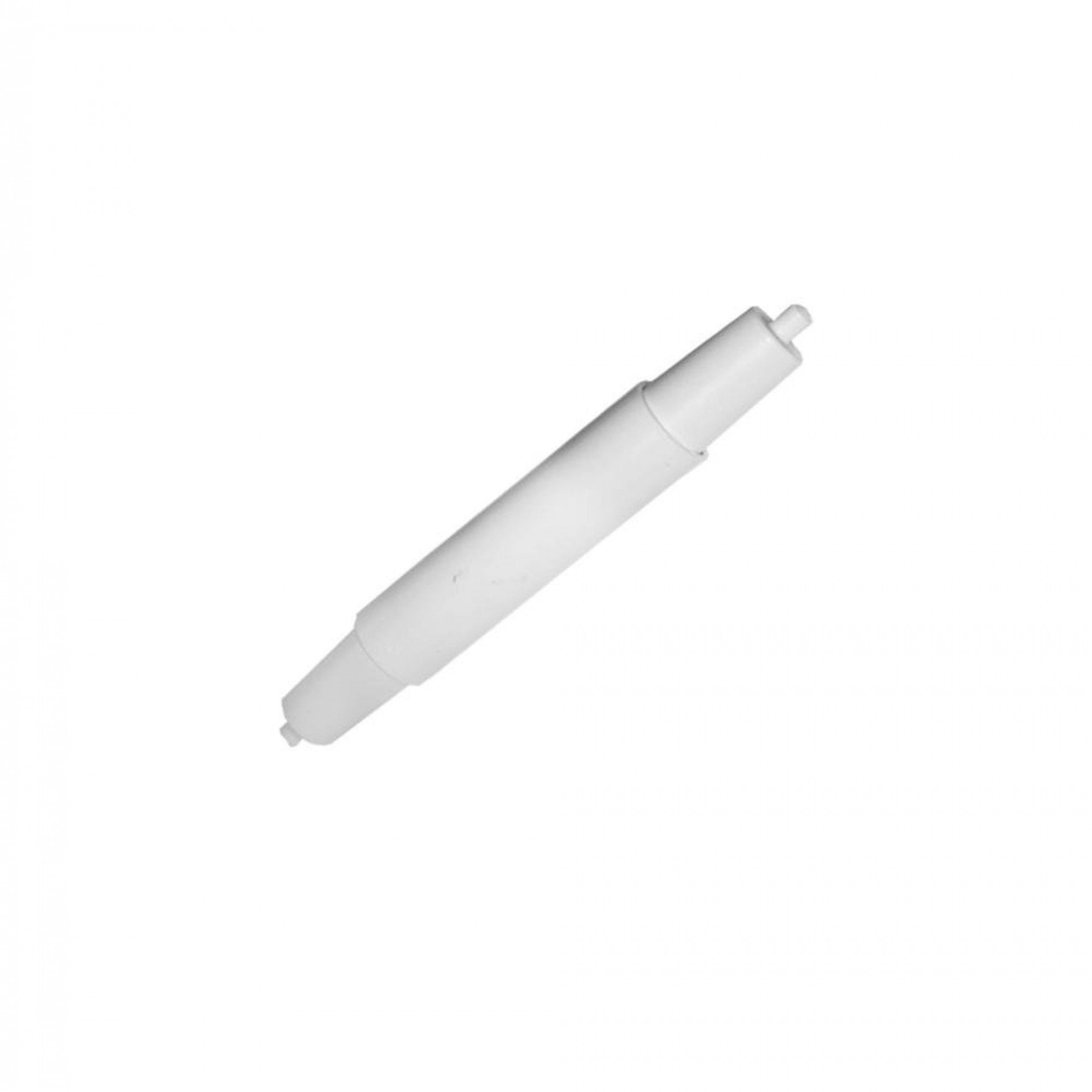 Mola de plástico para porta rolos para wc branco 16cm refª 01299 EDM