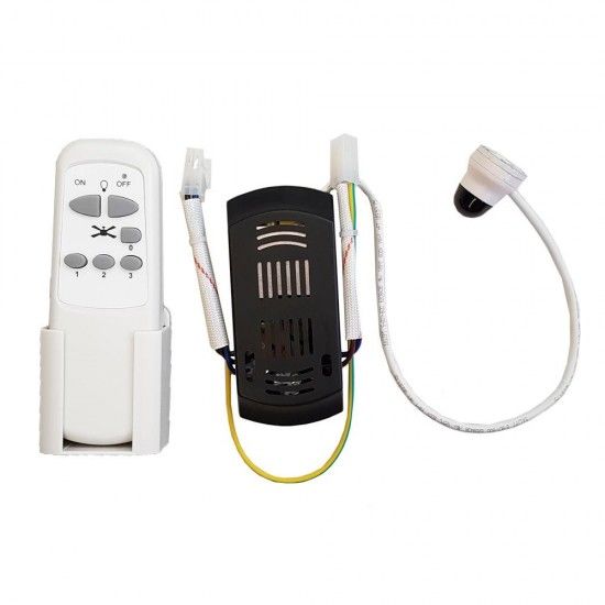 Kit de reposio ventoinha 33988/33989/33806/33807/33803 controle remoto e receptor ref 00973 EDM