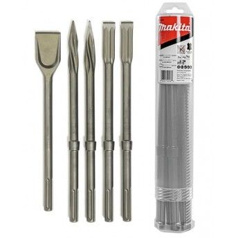 Kit cinzeis e ponteiros Sds-Max 5p ref E-13194 MAKITA