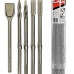Kit cinzeis e ponteiros Sds-Max 5p ref E-13194 MAKITA