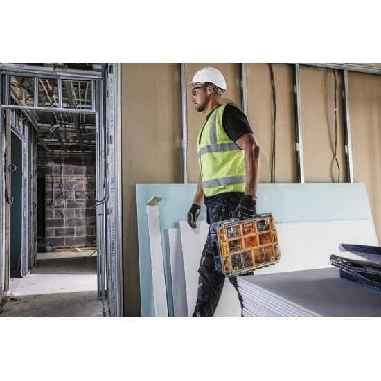 Organizador com tampa transparente TSTAK V vedao ref DWST82968-1 DEWALT