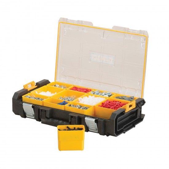 Organizador com tampa transparente DS100 refª DWST1-75522 DEWALT Organizador com tampa transparente DS100 refª DWST1-75522 DEWALT