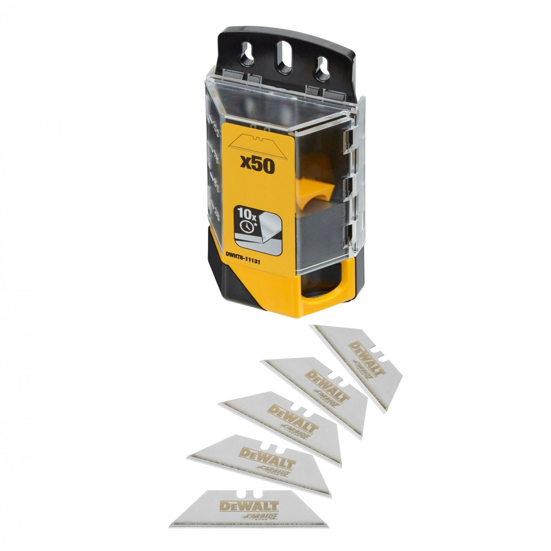 Lâminas de Faca Carboneto 50 Peças refª DWHT8-11131 Dewalt