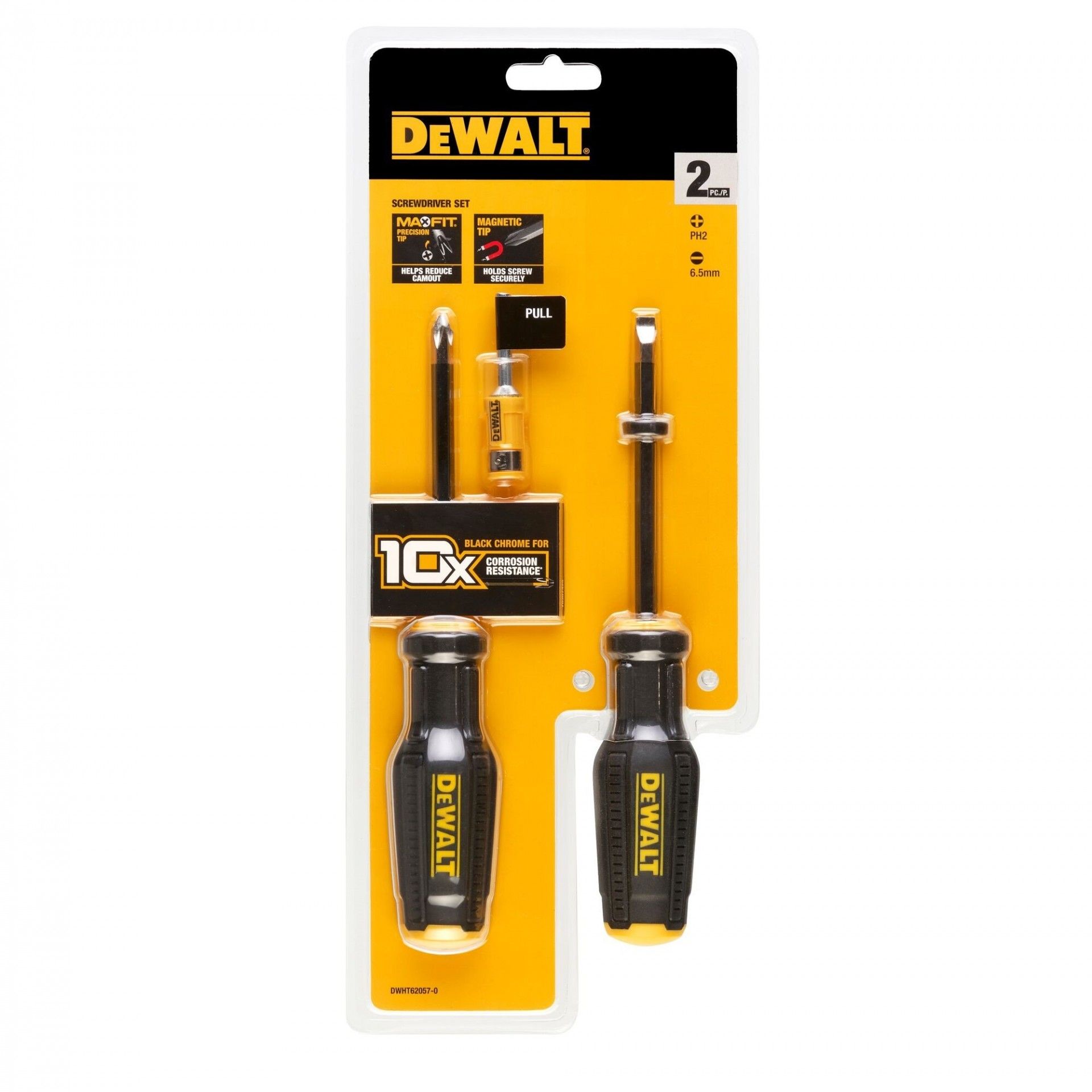 Kit 2 chaves punho (fendas e PH) refª DWHT62057-0 DEWALT