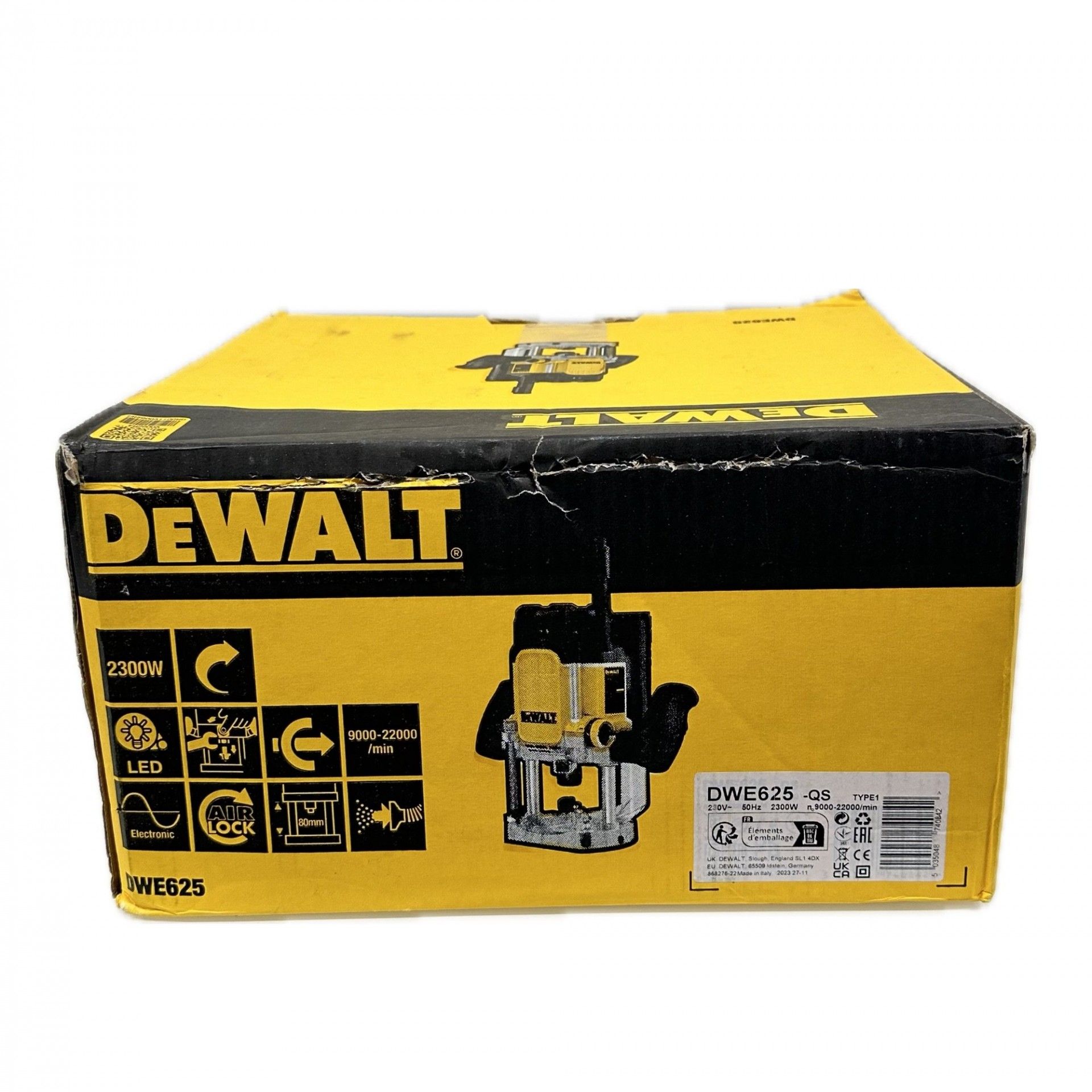 Tupia de Velocidade Variável 2300W refª DWE625-QS Dewalt (Recondicionado)