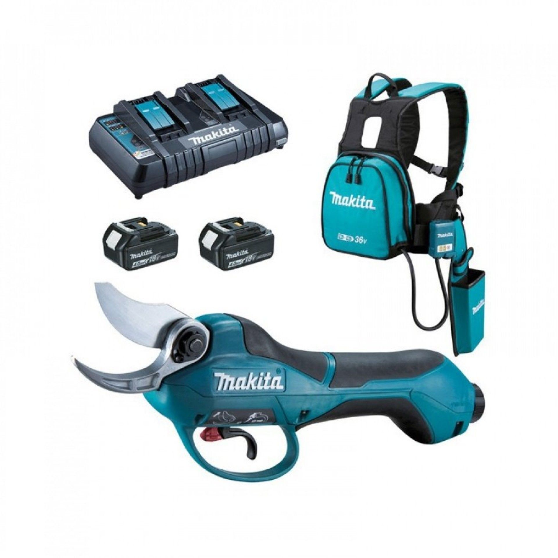 Tesoura de poda especial vinha 18Vx2 LX DUP361PM2 Makita