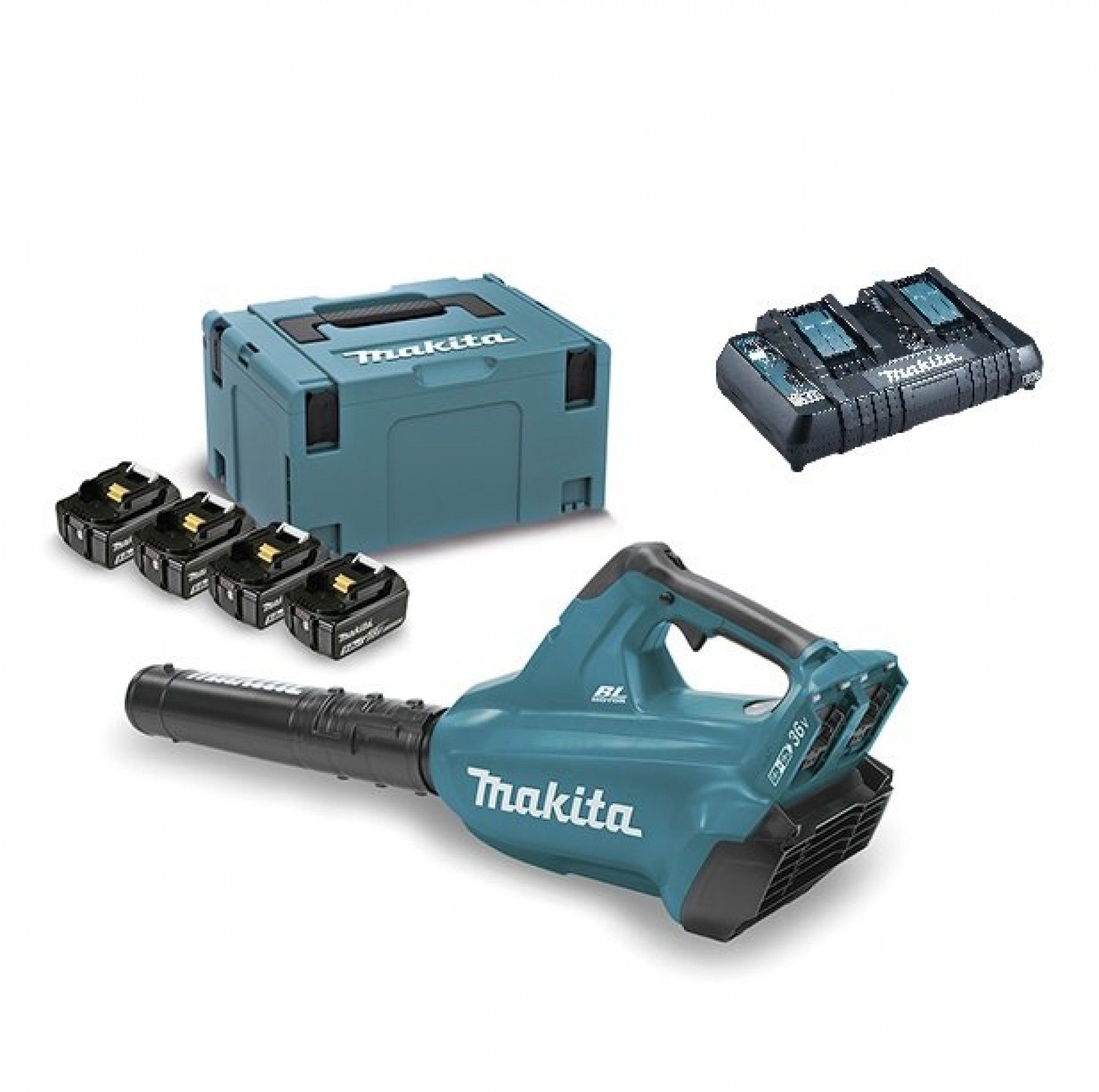Soprador a bateria 18Vx2 LXT 5,0Ah 4 ba DUB362PT4J Makita