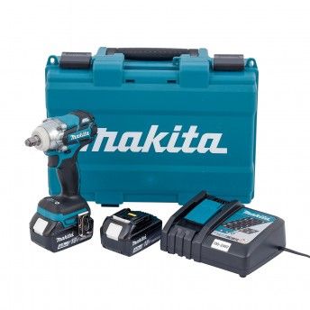 Chave impacto BL 18V LXT 280Nm 4Ah 2 DTW285RME Makita Chave impacto BL 18V LXT 280Nm 4Ah 2 DTW285RME Makita