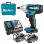 Chave impacto 18V LXT 190Nm 5Ah 2 ba DTW190RTE Makita Chave impacto 18V LXT 190Nm 5Ah 2 ba DTW190RTE Makita