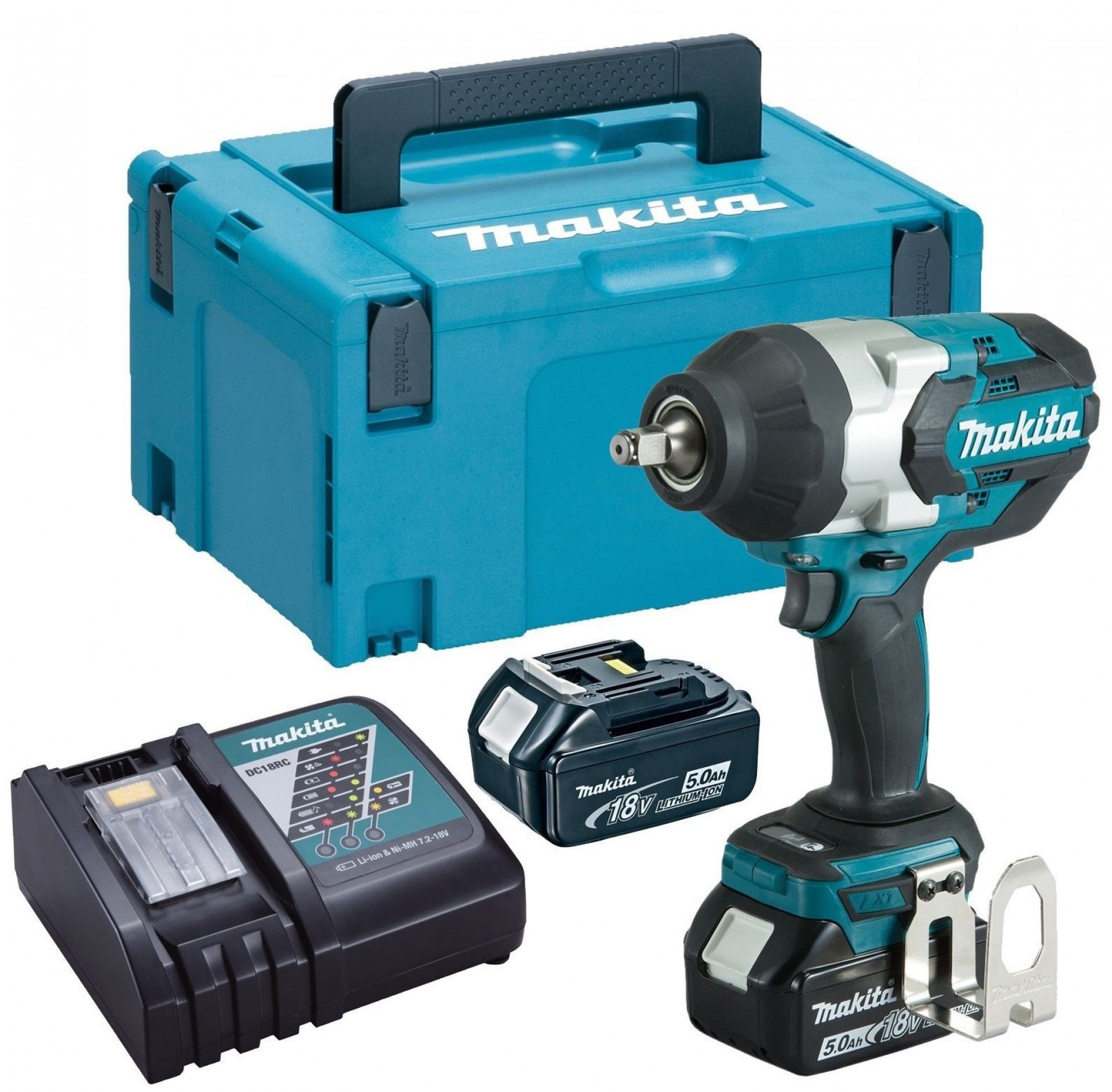 Chave impacto BL 18V LXT 1.000Nm 5Ah DTW1002RTJ Makita