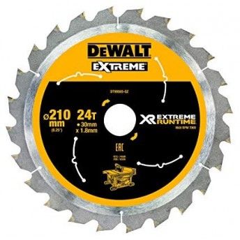 Lminas para Serra Circular Estacionria XR EXTREME RUNTIME 210mm x 30mm 60D ref DT99567-QZ DEWALT