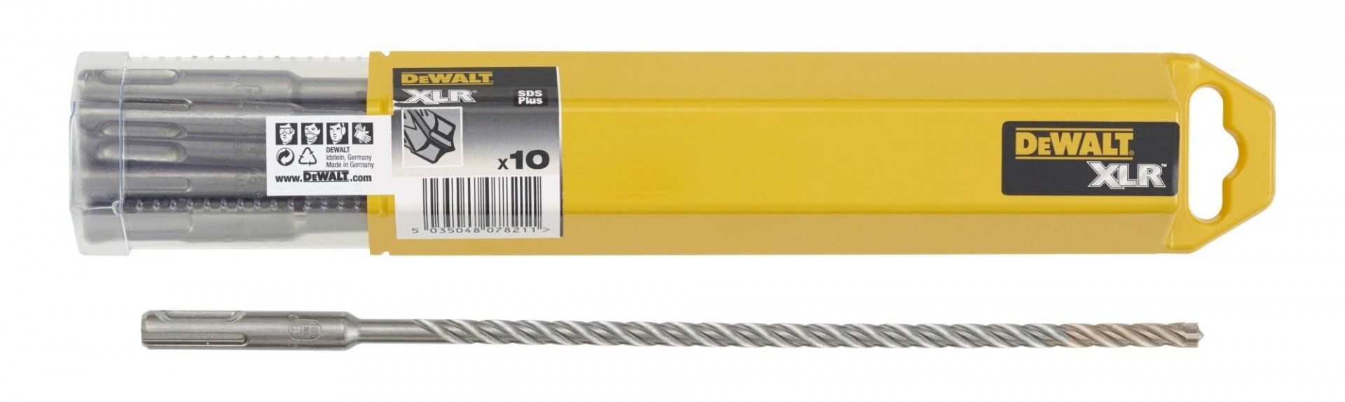 Conjunto de brocas XLR SDS+ 6x210x150 (x10) refª DT8957-QZ DEWALT