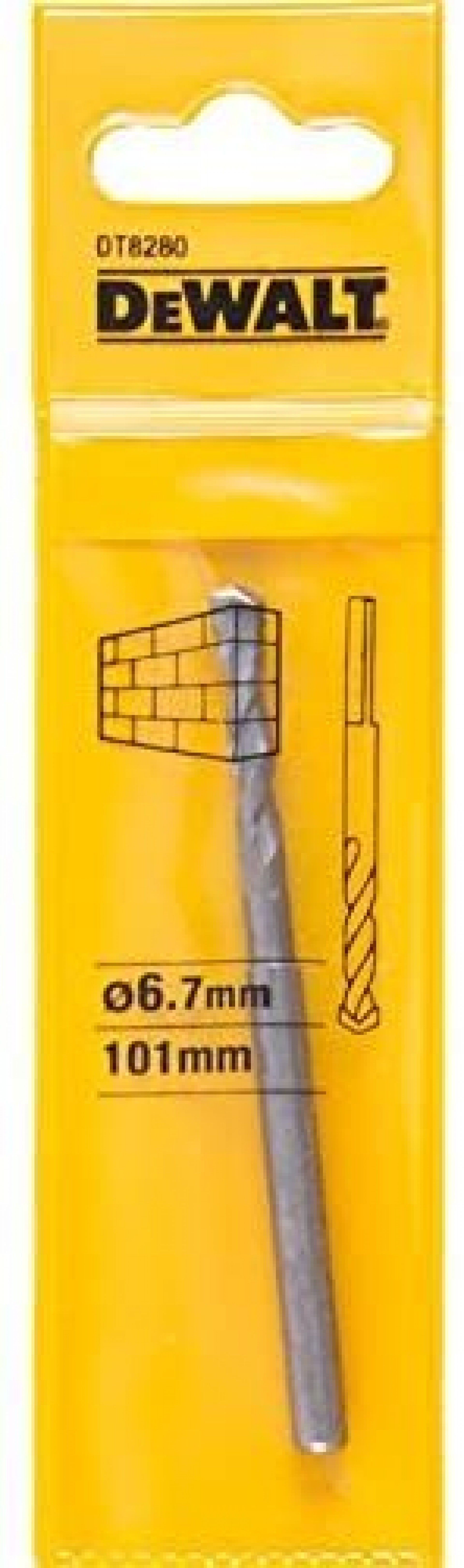 Broca piloto longa para coroa de carboneto refª DT8280-QZ DEWALT