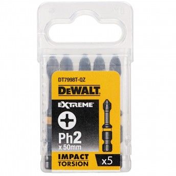 Pontas Toro de Impacto 5 x PH2 ref DT7998T-QZ DEWALT