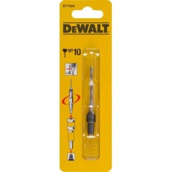 Broca piloto e fogão de 4 cortes de 5mm - sistema "FLIP & DRIVE" Nº 10 refª DT7606-XJ DEWALT Broca piloto e fogão de 4 cortes de 5mm - sistema "FLIP & DRIVE" Nº 10 refª DT7606-XJ DEWALT