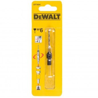Broca piloto e fogo de 4 cortes de 3mm - sistema "FLIP & DRIVE" N 6 ref DT7604-XJ DEWALT