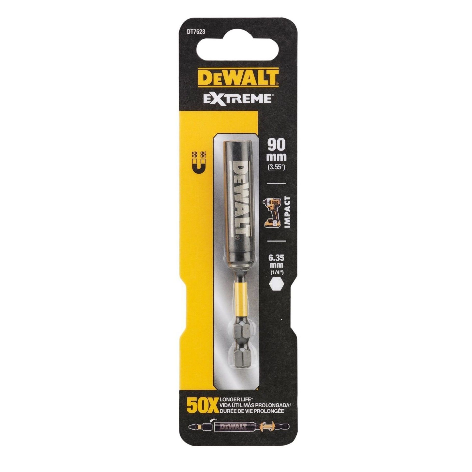Adaptador de pontas extensível, com área Flextorq refª DT7523-QZ DEWALT