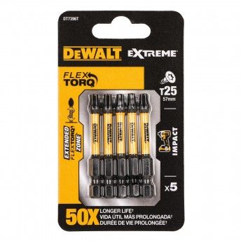 Pontas Toro de Impacto 5 x T25 ref DT7396T-QZ DEWALT