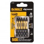 Pontas Torção de Impacto 5 x T20 refª DT7395T-QZ DEWALT Pontas Torção de Impacto 5 x T20 refª DT7395T-QZ DEWALT
