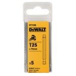 Bits Torx T25x70mm 5P ref DT7293-QZ DEWALT