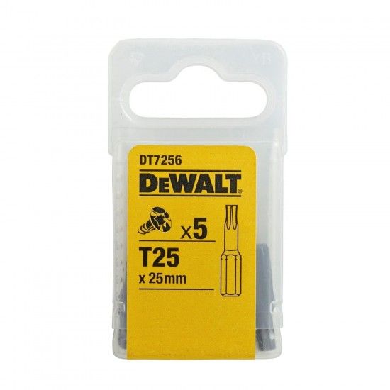 Bits Torx T25x25mm 5P ref DT7256-QZ DEWALT
