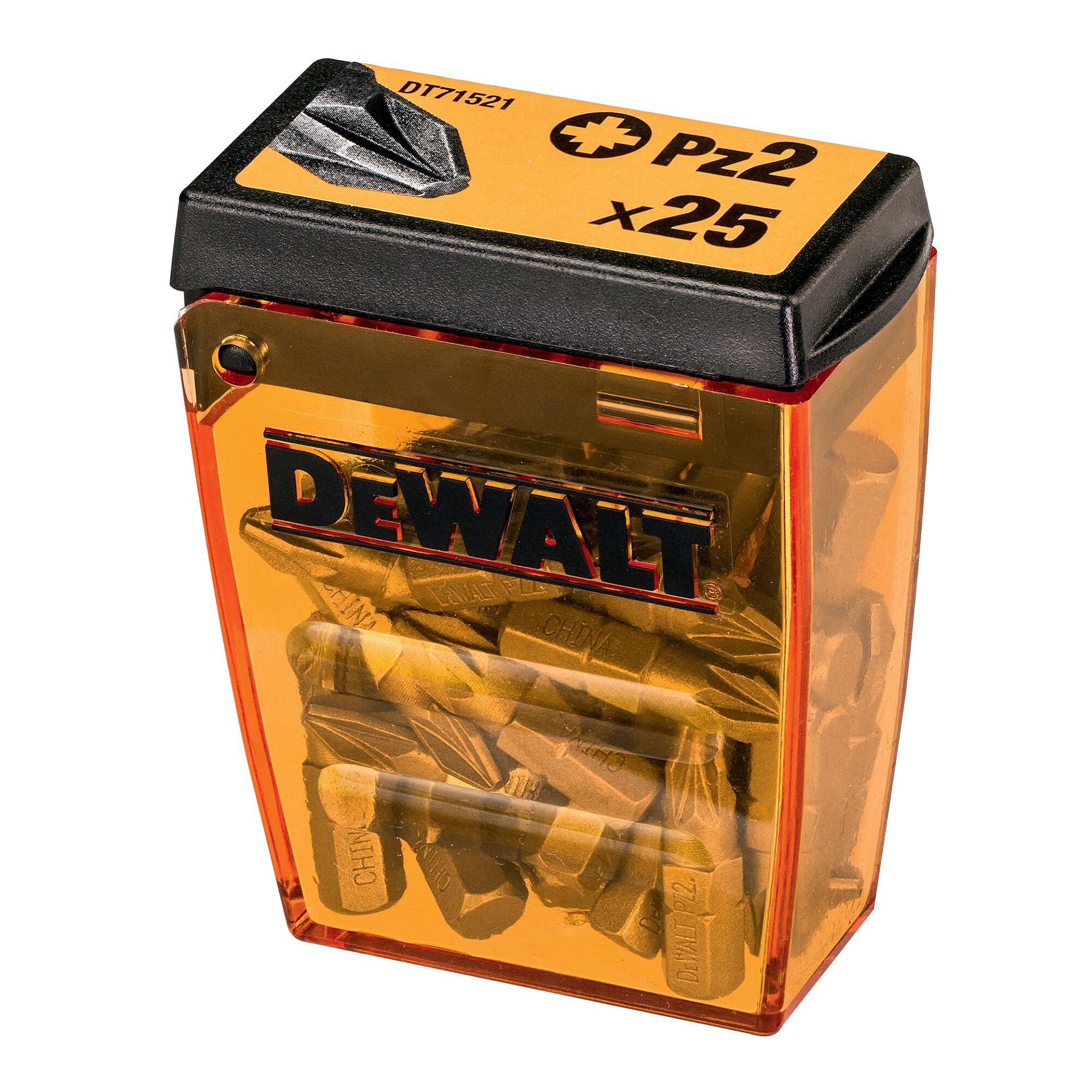 Jogo de 25 pontas Pz2 de 25 mm refª DT71521-QZ DEWALT