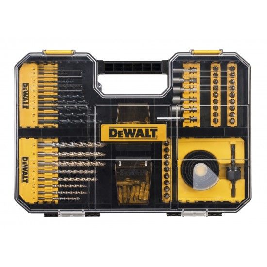 Jogo de 100 peças compatível com o sistema Tstak refª DT71569-QZ DEWALT Jogo de 100 peças compatível com o sistema Tstak refª DT71569-QZ DEWALT