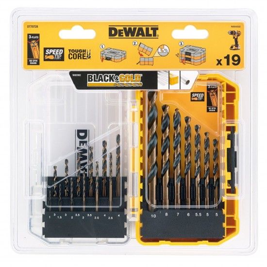 KIT BROCAS 19P ref DT70728-QZ DEWALT