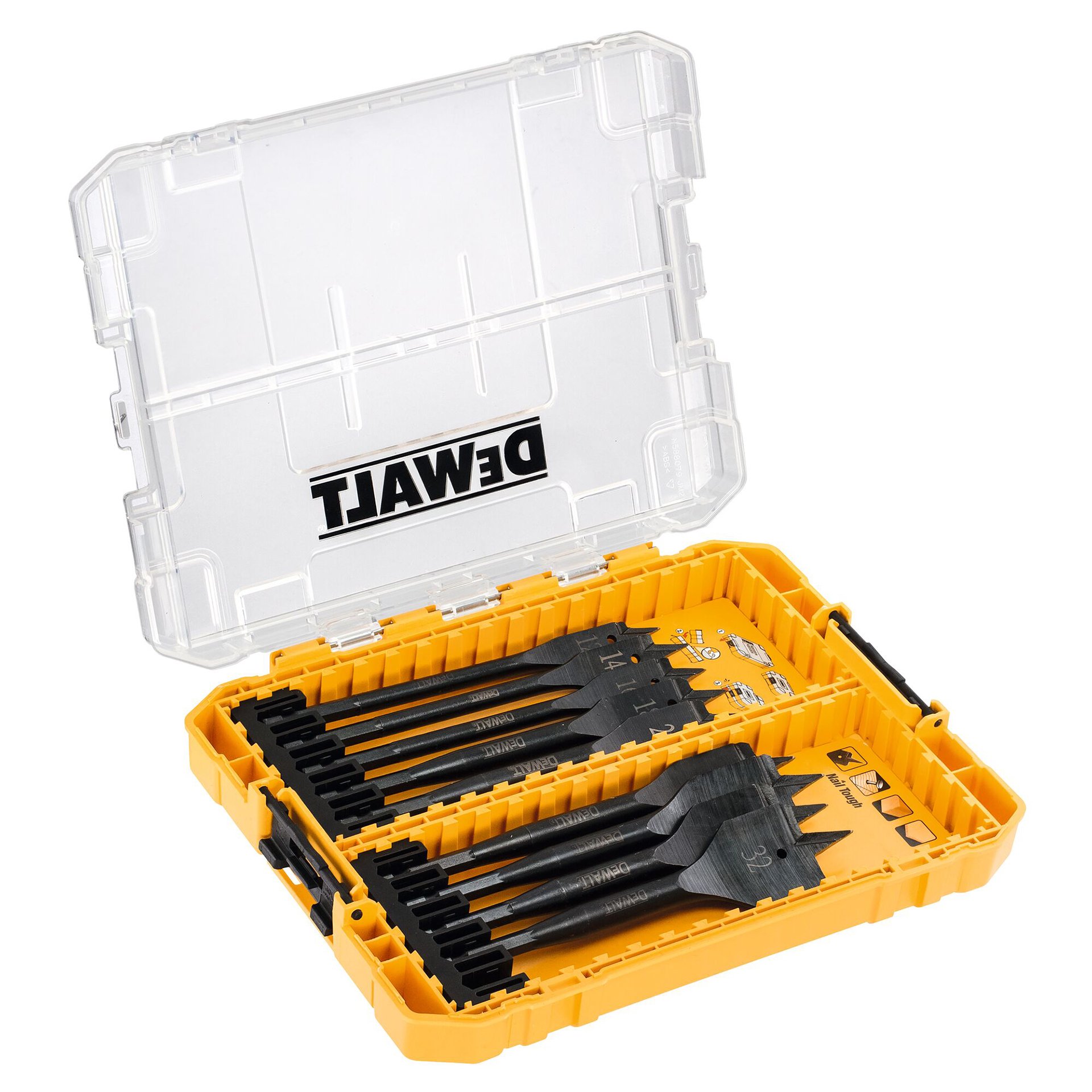 DT70751-QZ Tough Case média, com 9 Bits de lâmina de Madeira refª DT70751-QZ DEWALT