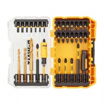 Jogo 32 peças para aparafusar FLEXTORQ refª DT70741T-QZ DEWALT Jogo 32 peças para aparafusar FLEXTORQ refª DT70741T-QZ DEWALT