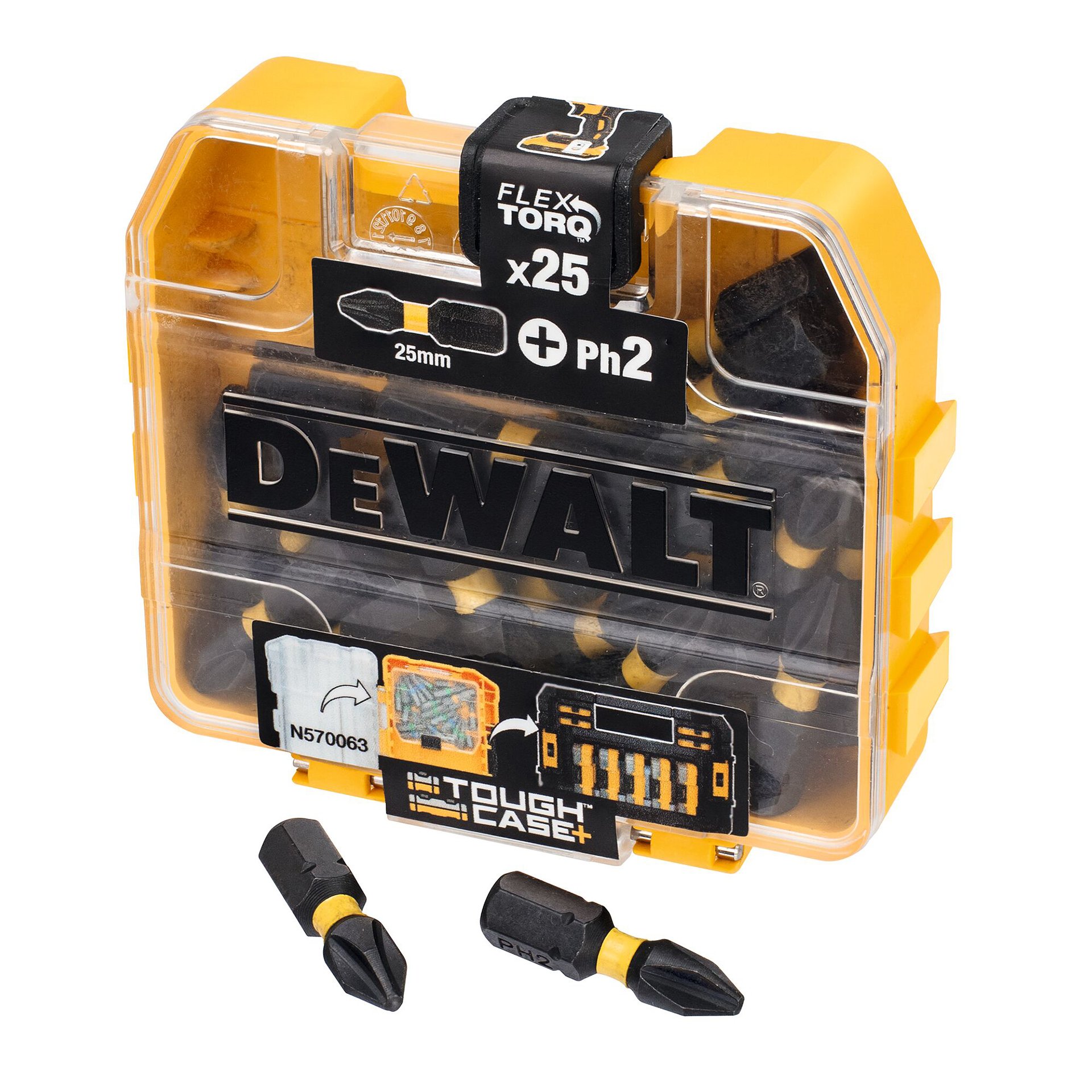 Jogo de 25 Pontas Ph2 25mm refª DT70555T-QZ DEWALT