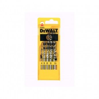 Cassete de plstico com um conjunto de brocas para alvenaria ref DT6956-QZ DEWALT